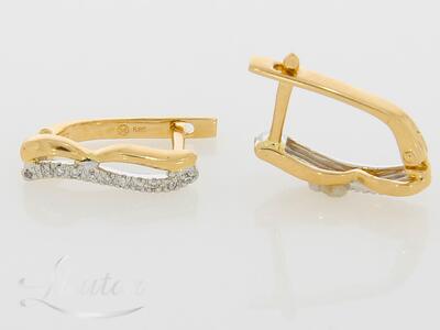 Kuldkõrvarõngad 585* Briljandid