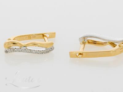 Kuldkõrvarõngad 585* Briljandid