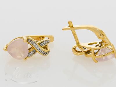 Kuldkõrvarõngad 585* Briljandid