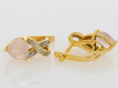 Kuldkõrvarõngad 585* Briljandid