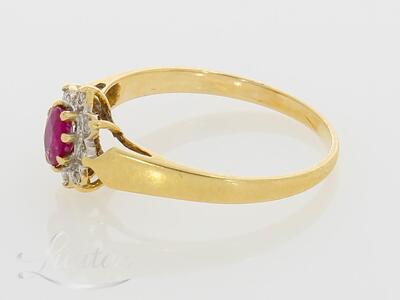 Kuldsõrmus 585* Briljandid