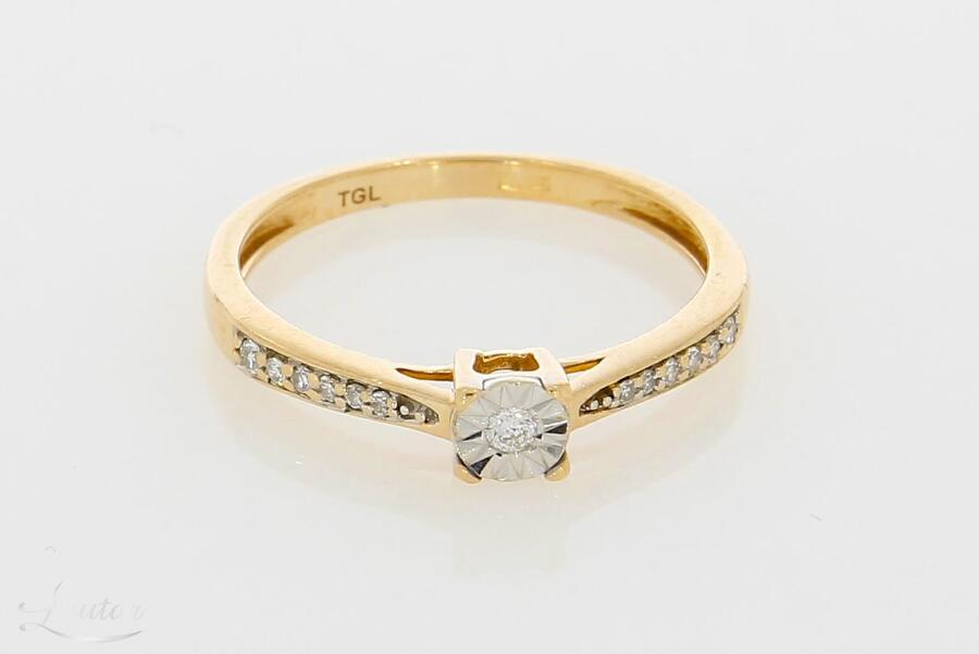 Kuldsõrmus 585* Briljandid