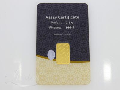 Kuldplaat 999* 2.5g IGR