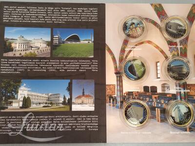 Medalite komplekt ,,Eesti arhitektuuripärand´´