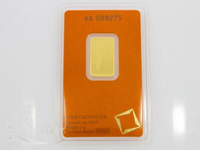 Kuldplaat 999* Valcambi Suisse