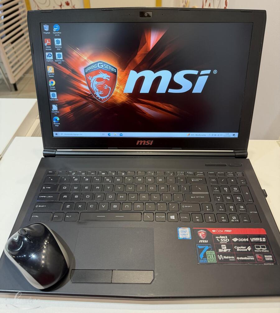 Sülearvuti MSI GL62M 7RD