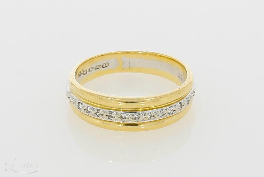 Kuldsõrmus 585* Briljandid