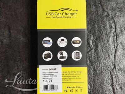 Autolaadija S26 2xUSB 3A black