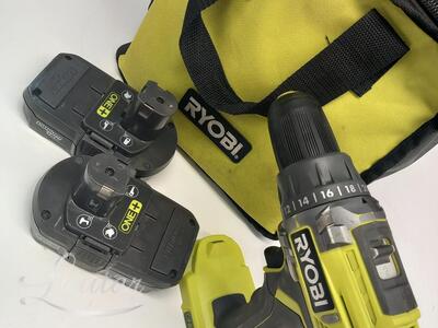 Akutrell-kruvikeeraja Ryobi R18DD3-220S / 18V / 2 x 2,0 Ah