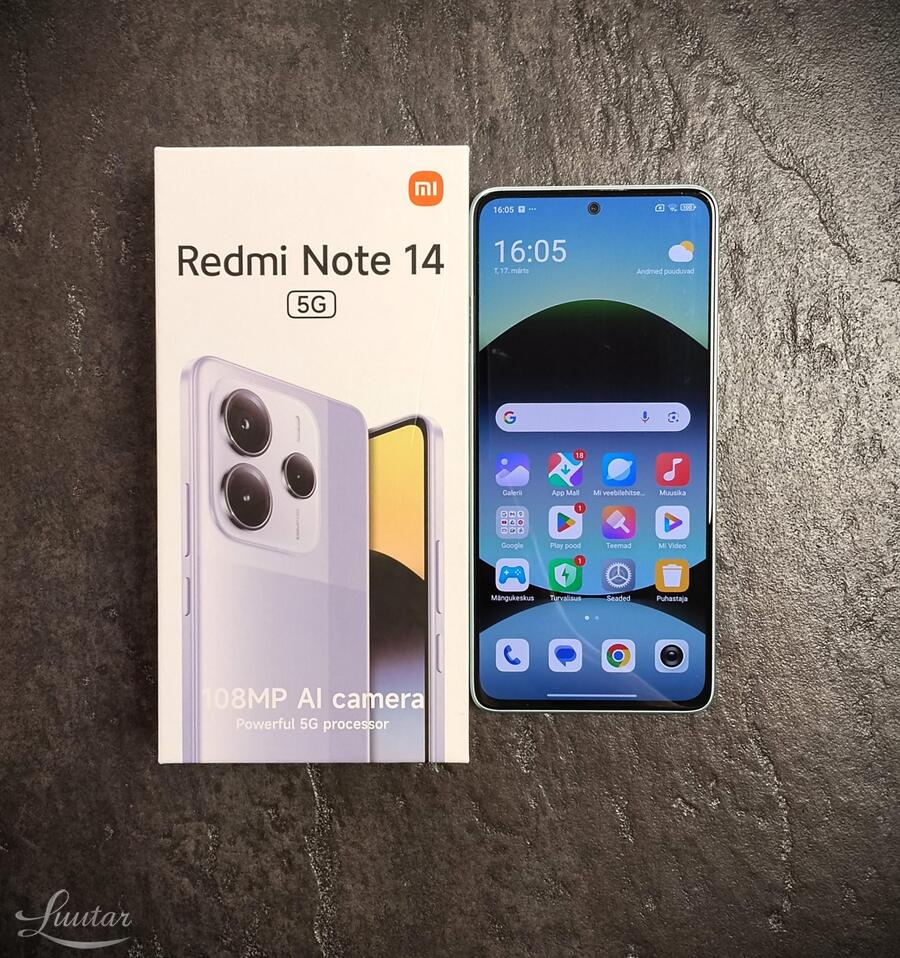 Mobiiltelefon Xiaomi Redmi Note 14 5G 128GB