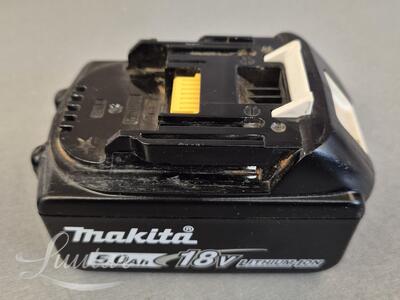 Akulaadija Makita DC18RC+ akud BL1850B 18V 5.0Ah ja BL1860B 18V 6.0Ah 