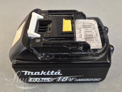 Akulaadija Makita DC18RC+ akud BL1850B 18V 5.0Ah ja BL1860B 18V 6.0Ah 