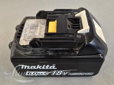 Akulaadija Makita DC18RC+ akud BL1850B 18V 5.0Ah ja BL1860B 18V 6.0Ah 