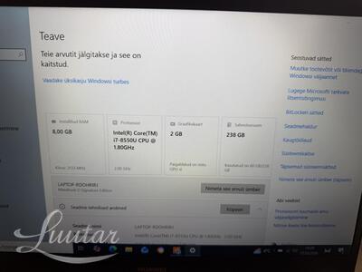 Sülearvuti Huawei Matebook D VLT-W60 14"