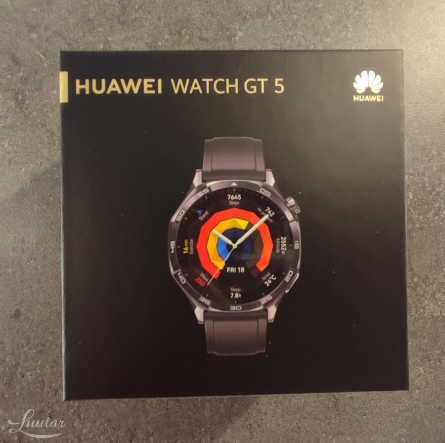 Nutikell Huawei Watch GT 5 46mm, must