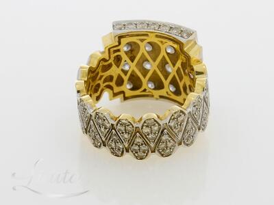 Kuldsõrmus 585* Briljantidega 