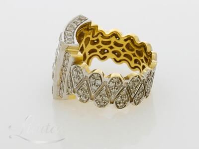 Kuldsõrmus 585* Briljantidega 