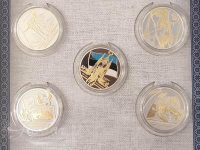 Meenemüntide komplekt "Eesti ajaloopärand I ja II"