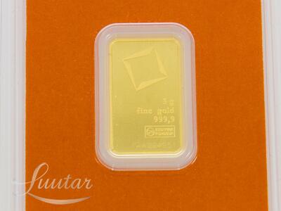 Kuldplaat 999* Valcambi Suisse