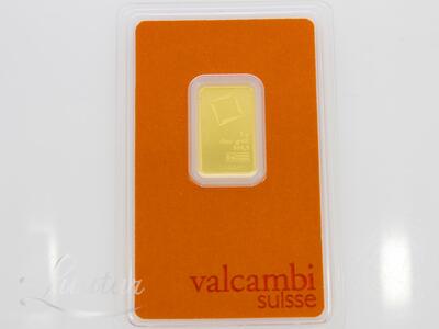 Kuldplaat 999* Valcambi Suisse