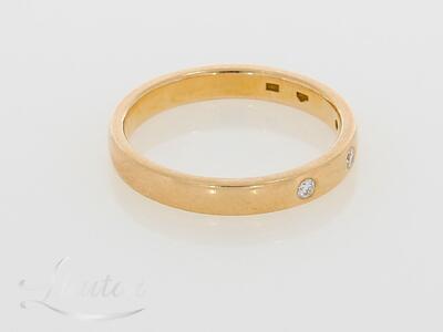 Kuldsõrmus 585* Briljandid