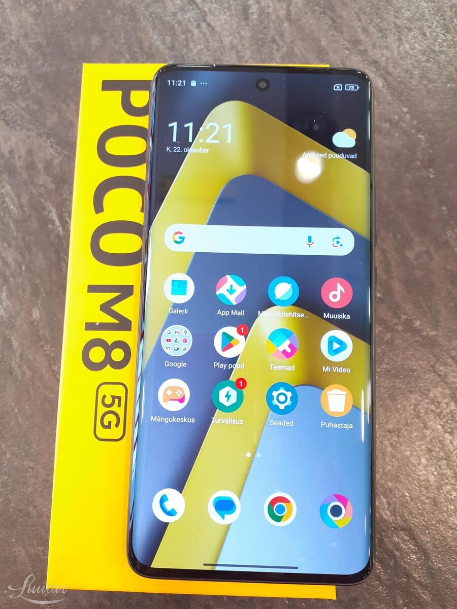 Mobiiltelefon Xiaomi Poco M8 256GB Black