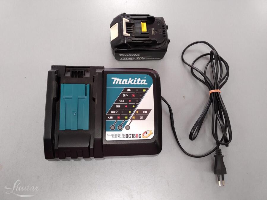 Makita Laadija DC18RC ja aku 5Ah