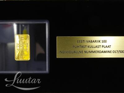Kuldplaat 999* 100 aasta Eesti Vabariiki