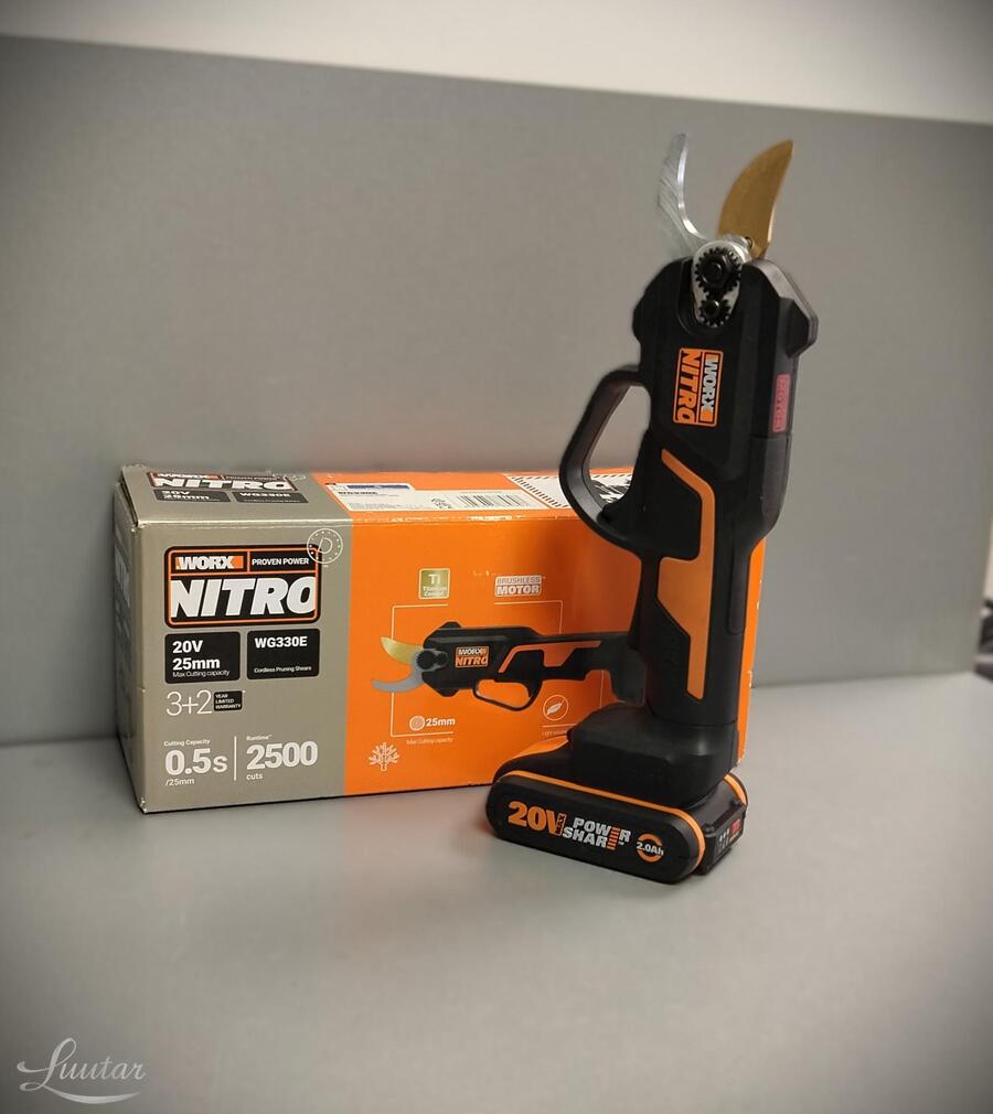 Akuga oksalõikur Workx Nitro WG330E UUS!