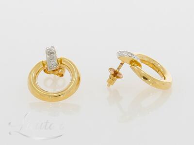 Kuldkõrvarõngad 585* Briljandid