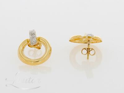 Kuldkõrvarõngad 585* Briljandid