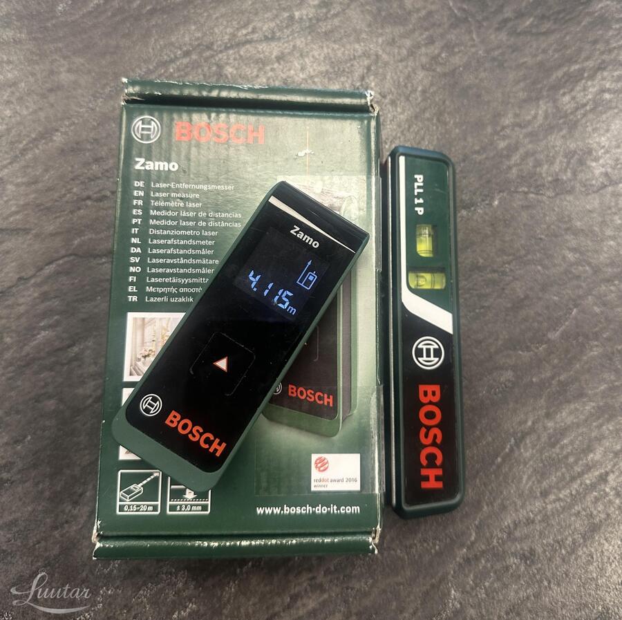 Laserkaugusmõõtja Bosch Zamo + Bosch PLL 1 P