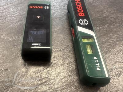 Laserkaugusmõõtja Bosch Zamo + Bosch PLL 1 P
