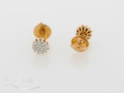 Kuldkõrvarõngad 585* Briljandid 0.15ct