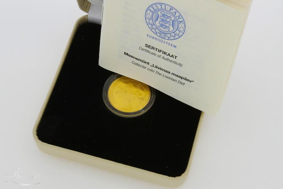Kuldmünt 999* Liivimaa maapäev