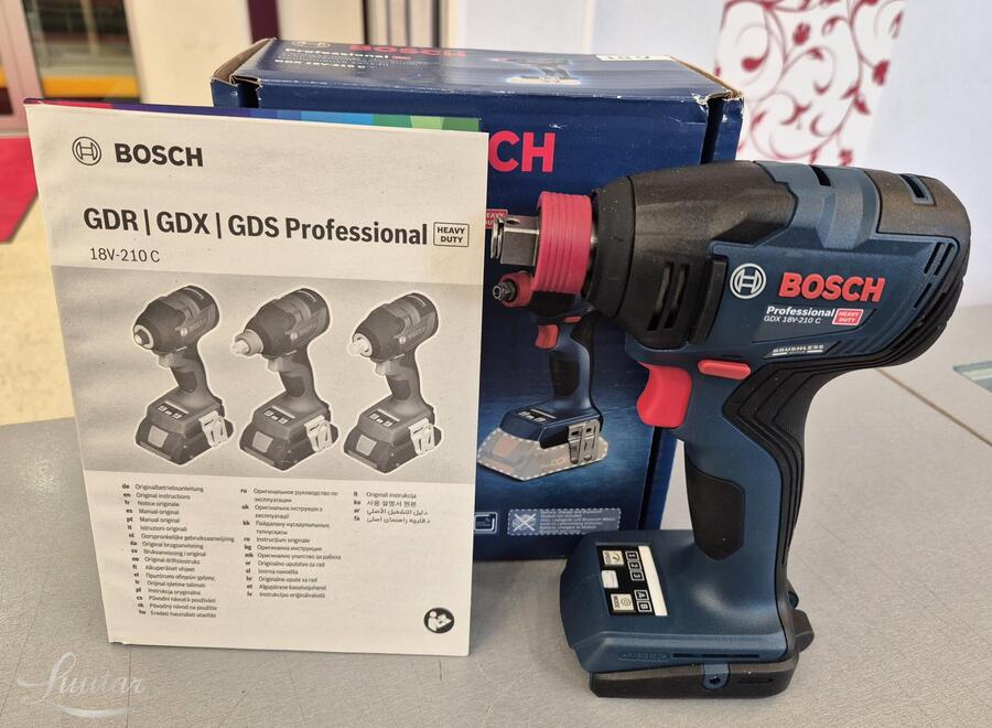 Juhtmeta löökkruvikeeraja Bosch GDX 18V-210 C