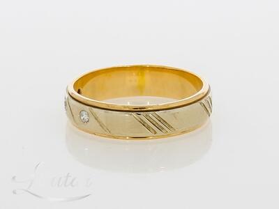 Kuld abielusõrmus 585* Briljandid