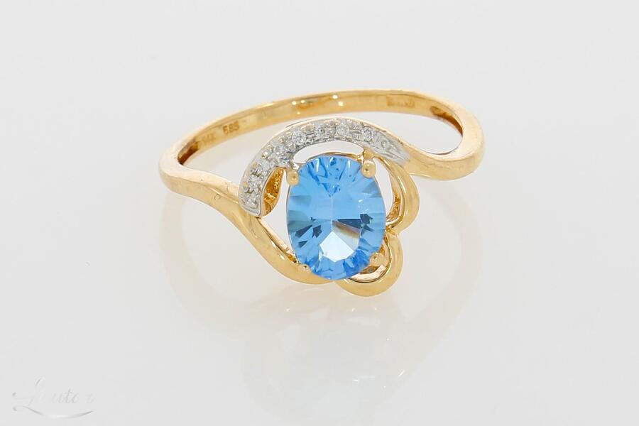 Kuldsõrmus 585* Toopasid ja Briljandid