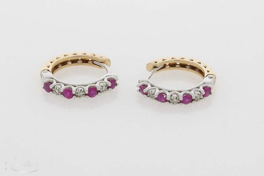 Kuldkõrvarõngad 585* Briljandid 