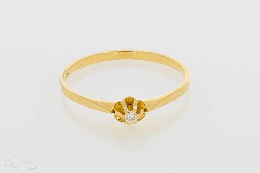 Kuldsõrmus 585* Briljant