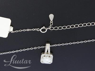 Hõbekaelakett 925*Moissaniit (Mineraal teemant)