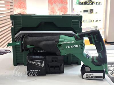 Akutööriistade komplekt akuuniversaalsaag Hikoki CR 18DBL+Hikoki DS18DBSL 