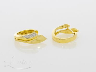 Kuldkõrvarõngad 585* Briljandid!