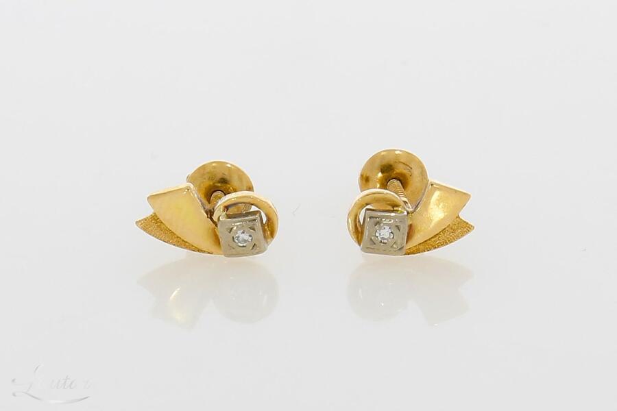 Kuldkõrvarõngad 585* Briljandid!