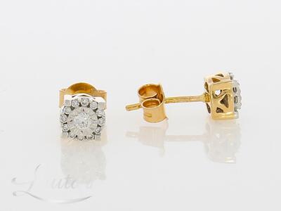 Kuldkõrvarõngad 585* Briljandid