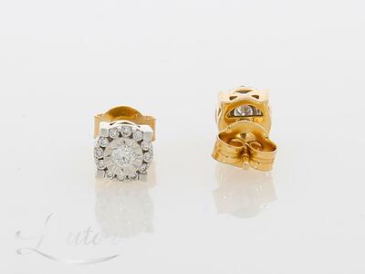 Kuldkõrvarõngad 585* Briljandid