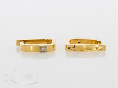 Kuldkõrvarõngad 585* Briljandid