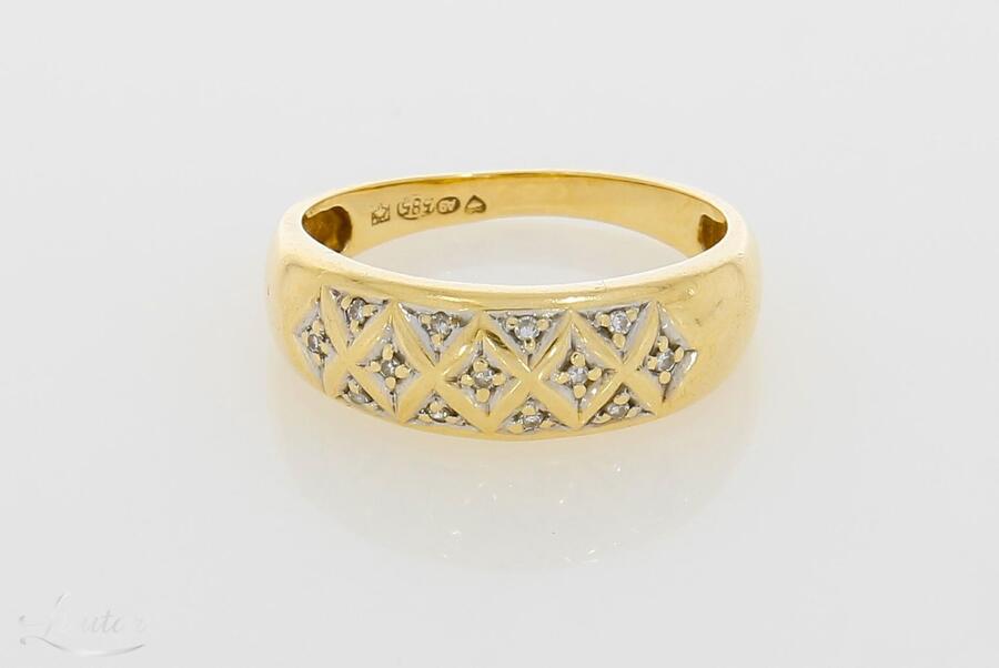 Kuldsõrmus 585* Briljandid