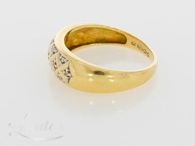 Kuldsõrmus 585* Briljandid