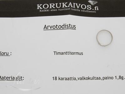 Kuldsõrmus 750* Briljandid